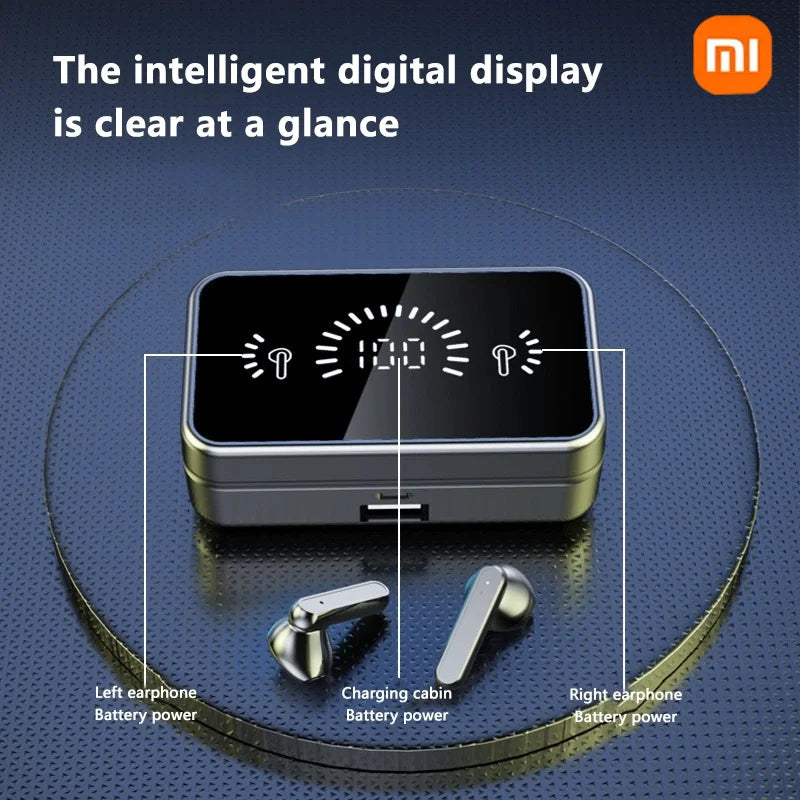 Xiaomi S20 Bluetooth Earphone Headphones Mirror Wireless Stereo Headset with Digital DisplayTouch Control Sports Earbud For Game