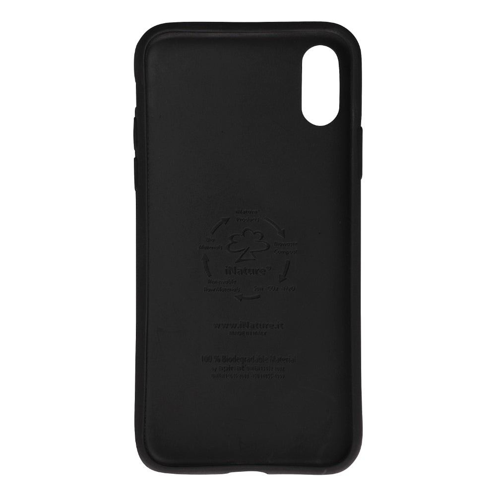 Custodia iNature iPhone X/XS - Nero Vulcano