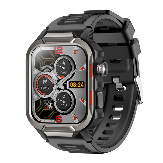 Smart Watch for Men 3ATM Waterproof Smartwatch 1.96 inch screen for Android and iOS Phones Fitness Tracker Watch with 100+ Sports Modes