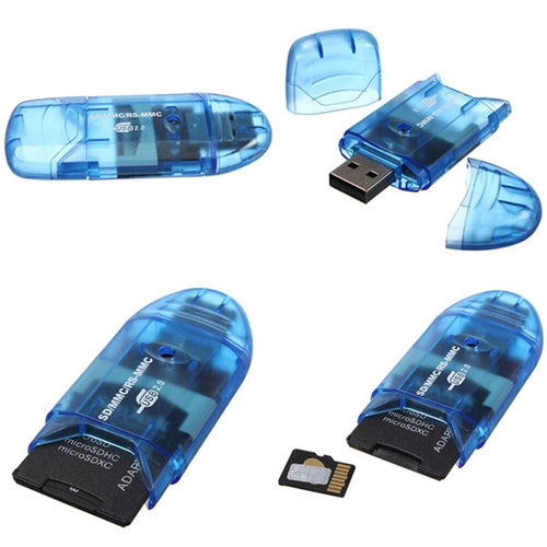 All In 1 USB 2.0 Card Reader Multi Memory Card