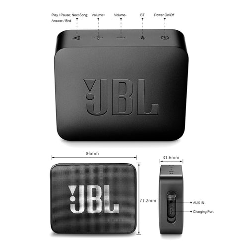 Speaker Bluetooth JBL GO 2 Waterproof IPX7 Portatile