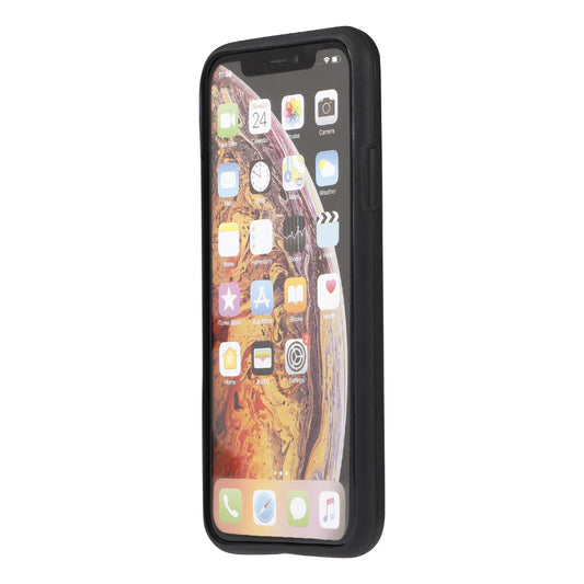 Custodia iNature iPhone X/XS - Nero Vulcano