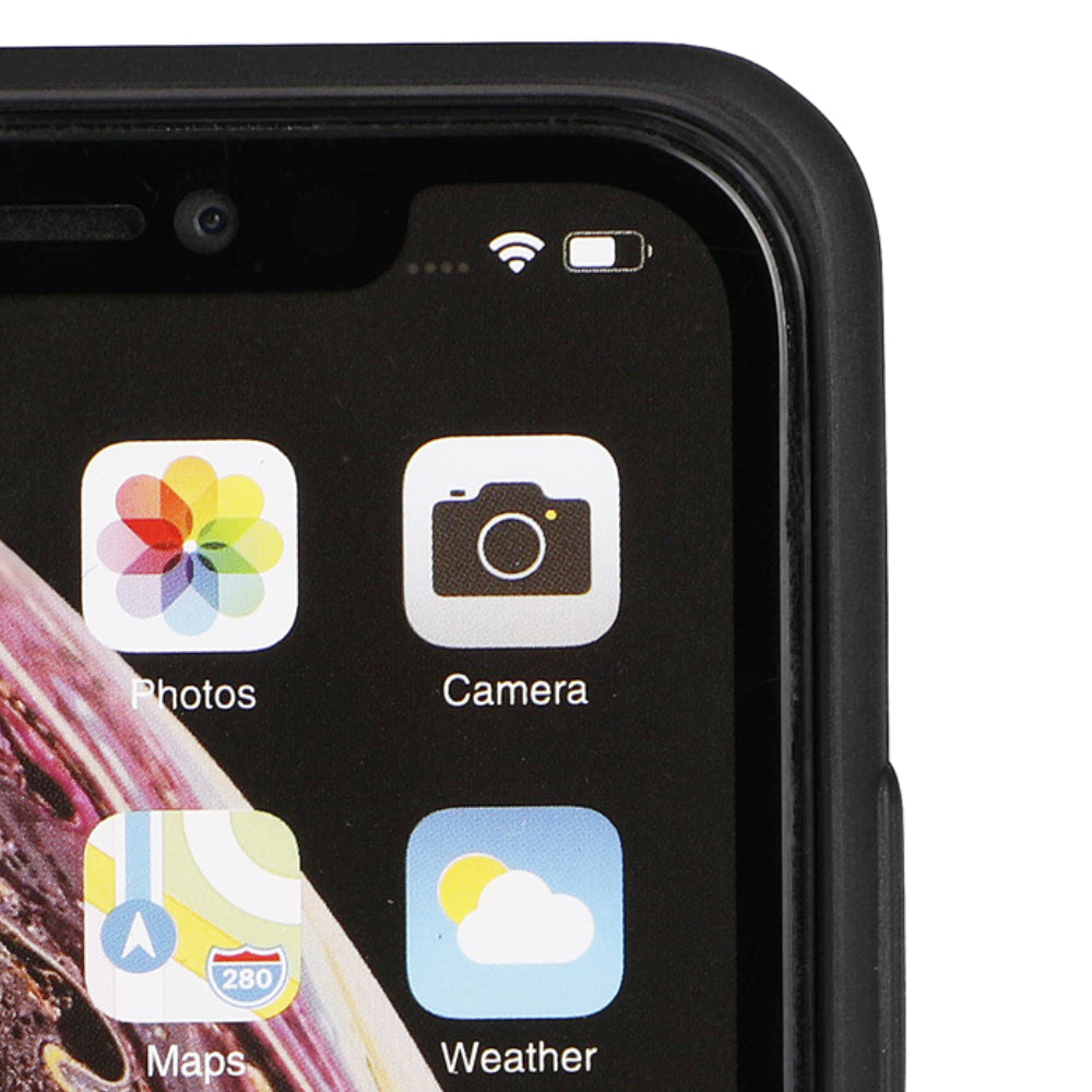 Custodia iNature iPhone X/XS - Nero Vulcano